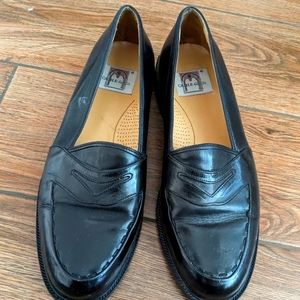 Cable & Co. Black Leather Loafers size men's 8